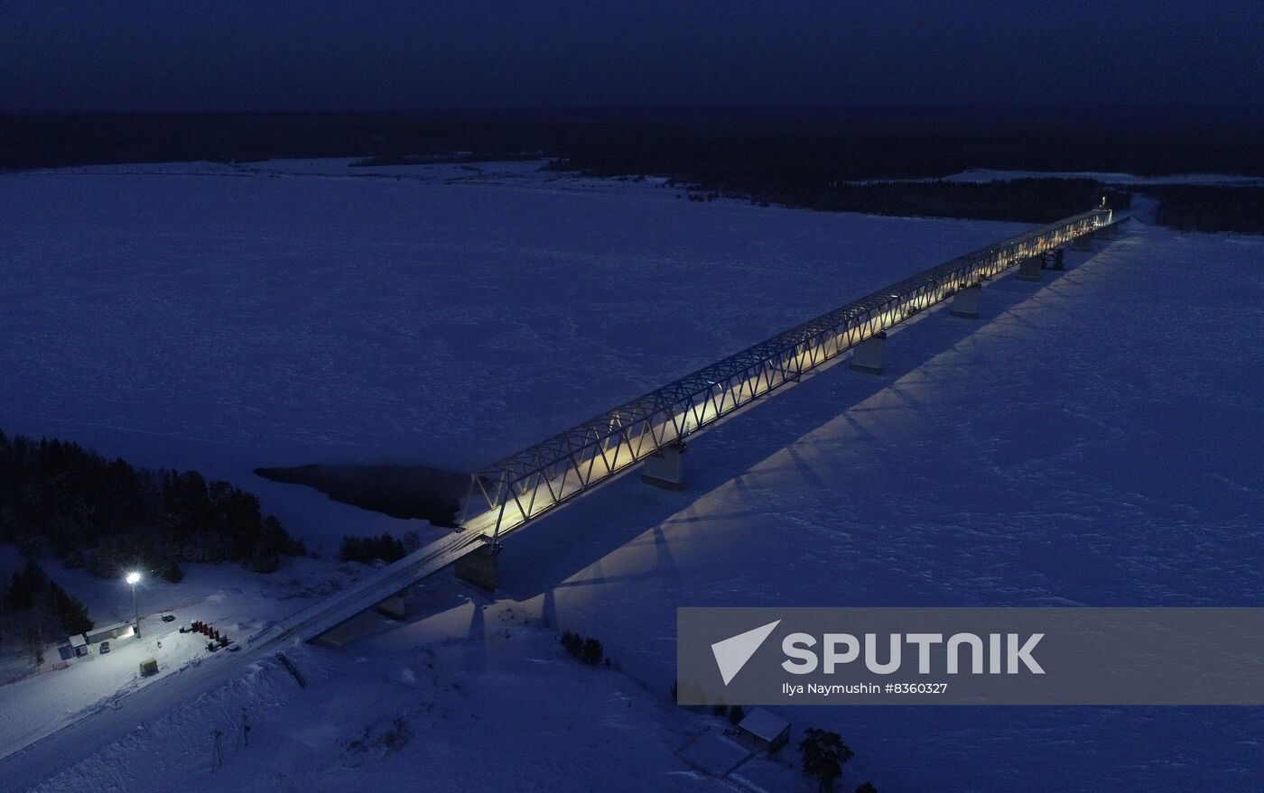 Russia Siberia Bridge Construction