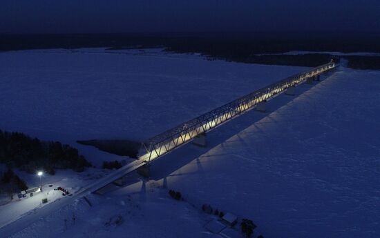 Russia Siberia Bridge Construction