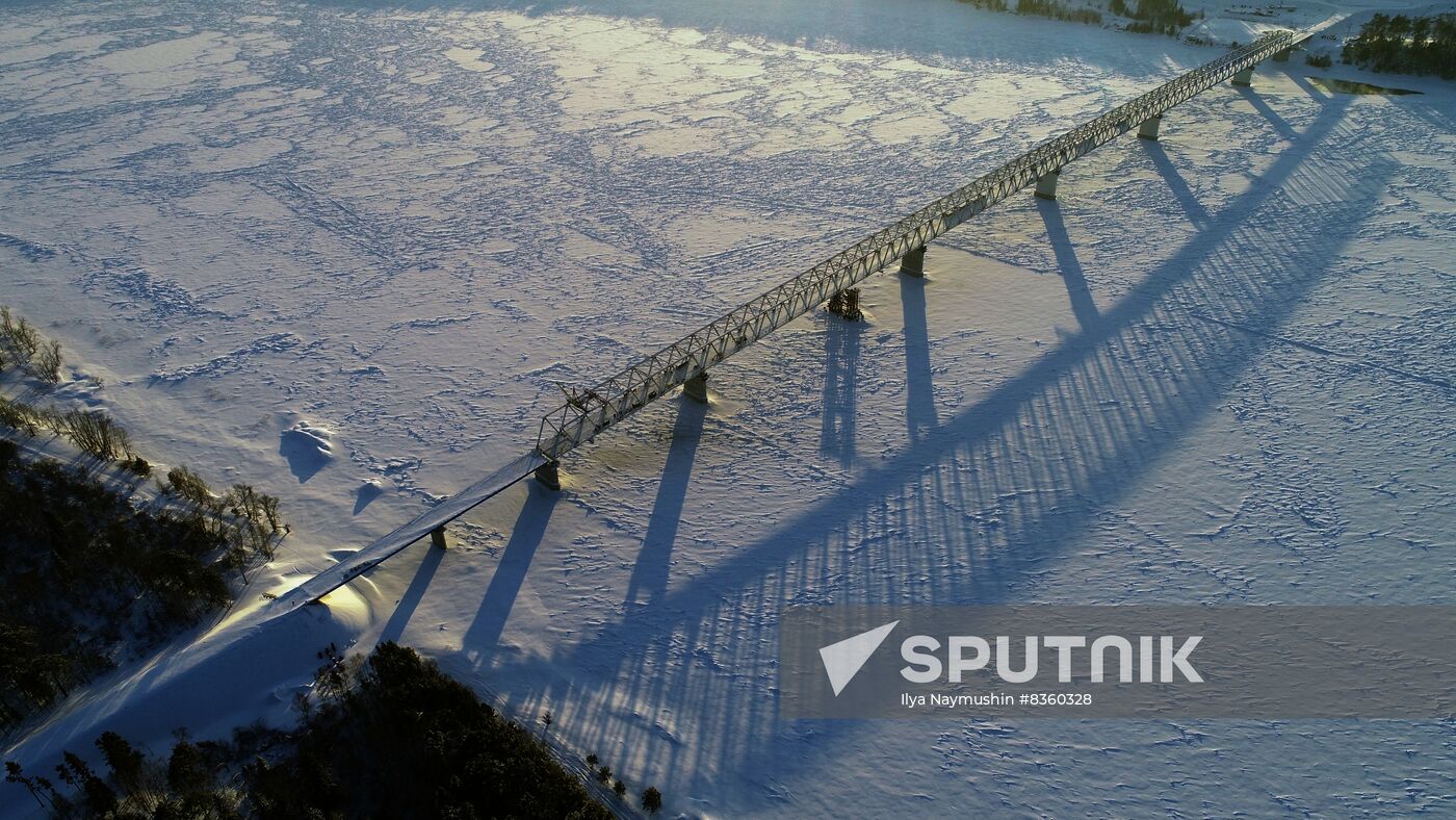 Russia Siberia Bridge Construction
