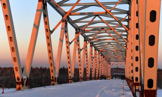 Russia Siberia Bridge Construction