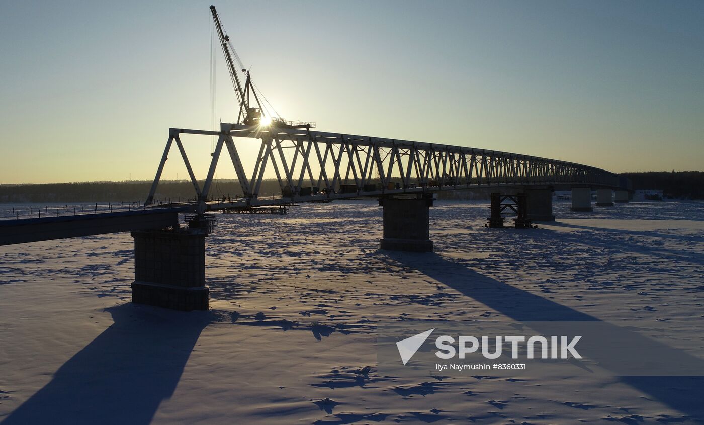 Russia Siberia Bridge Construction