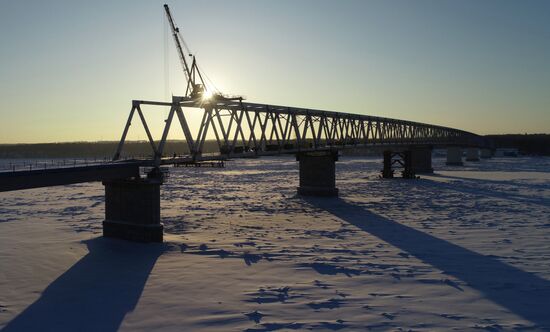 Russia Siberia Bridge Construction