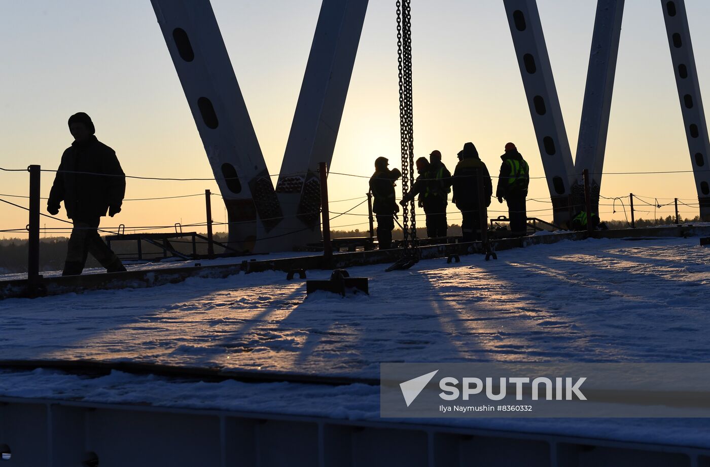 Russia Siberia Bridge Construction