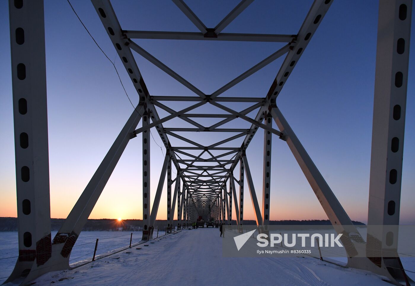 Russia Siberia Bridge Construction