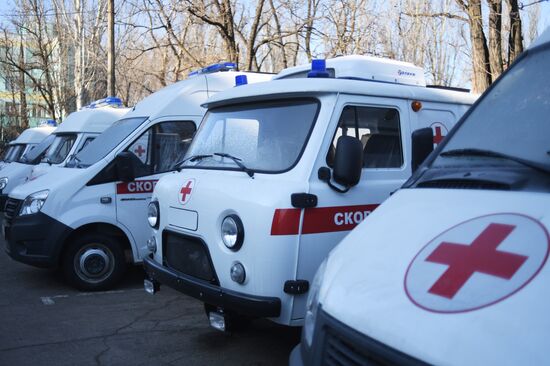 Russia Ukraine Military Operation Ambulances