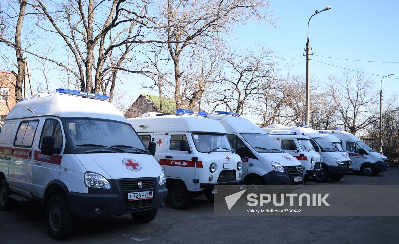 Russia Ukraine Military Operation Ambulances