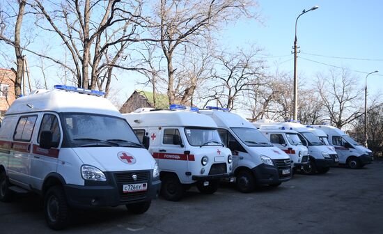 Russia Ukraine Military Operation Ambulances