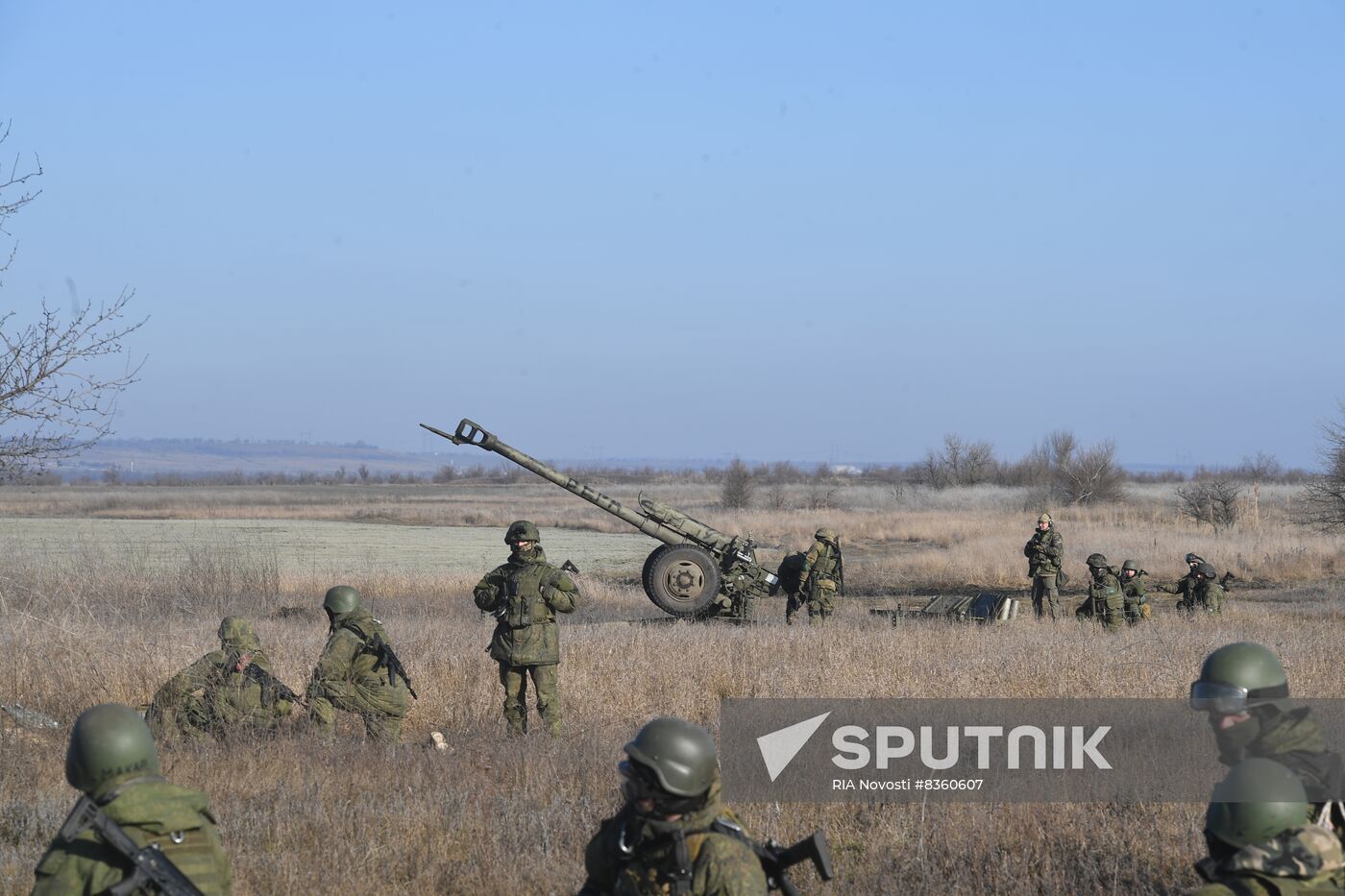 Russia Ukraine Military Operation Artillery Unit