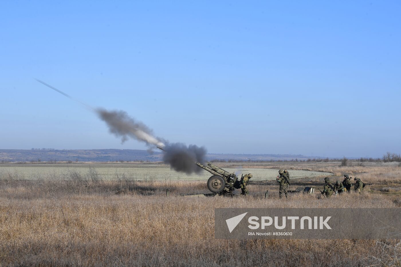 Russia Ukraine Military Operation Artillery Unit