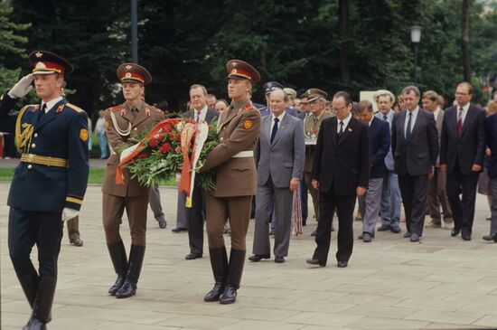 Delegation of activists of Polish–Soviet Friendship Society