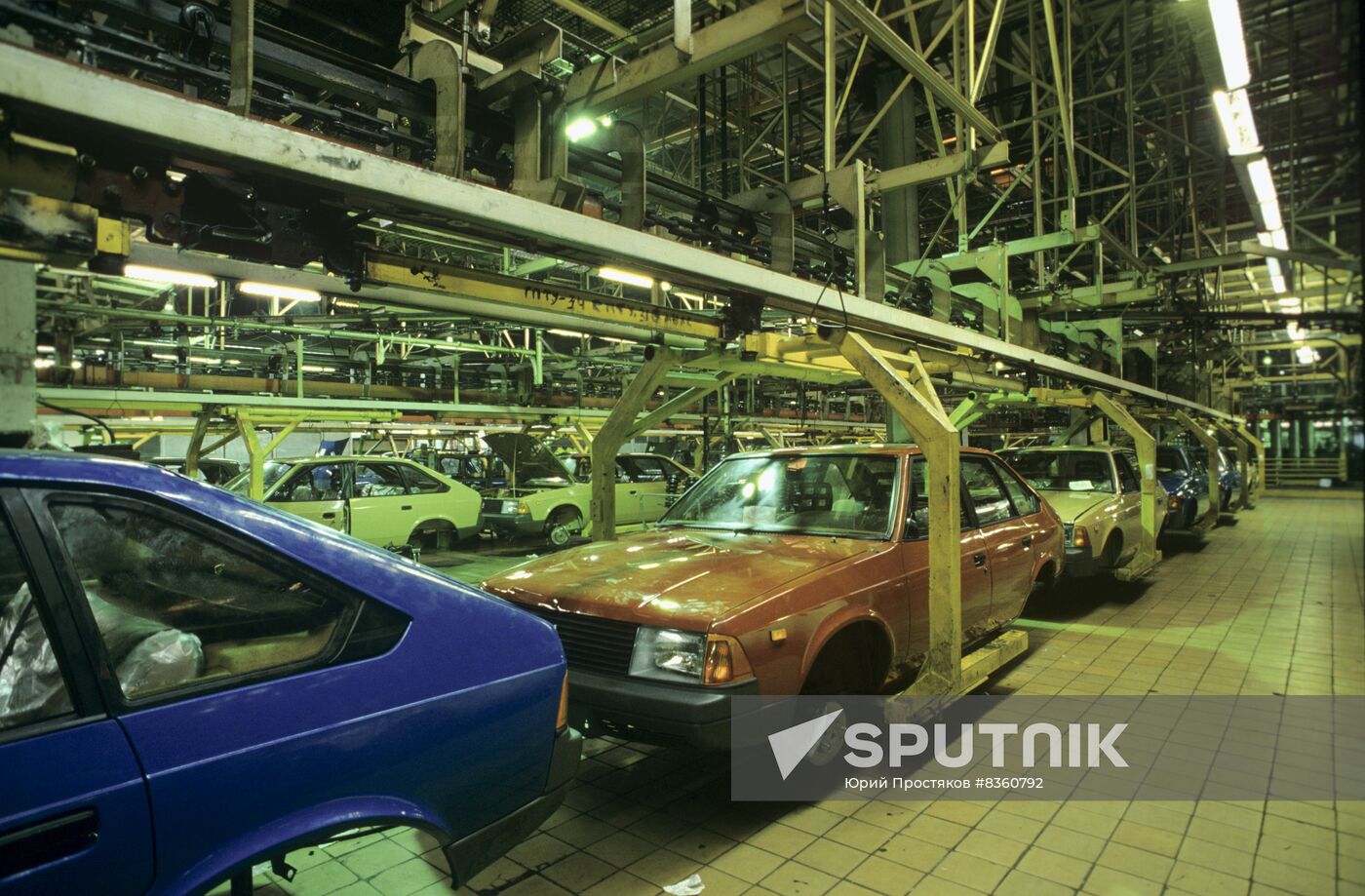 Manufacturing passenger cars at Lenin Komsomol Automotive Plant