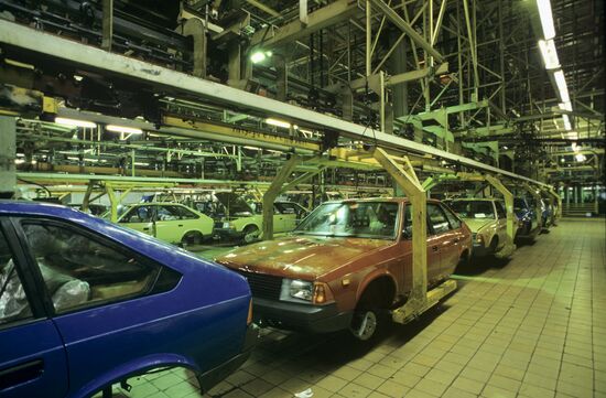 Manufacturing passenger cars at Lenin Komsomol Automotive Plant