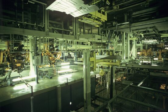 Robotic welding system at Lenin Komsomol Automotive Plant