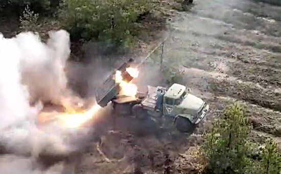 Russia Ukraine Military Operation Rocket Launchers