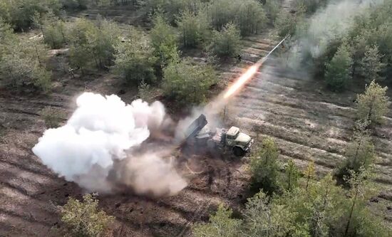 Russia Ukraine Military Operation Rocket Launchers