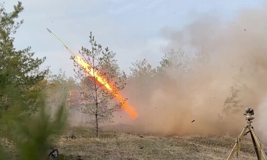 Russia Ukraine Military Operation Rocket Launchers