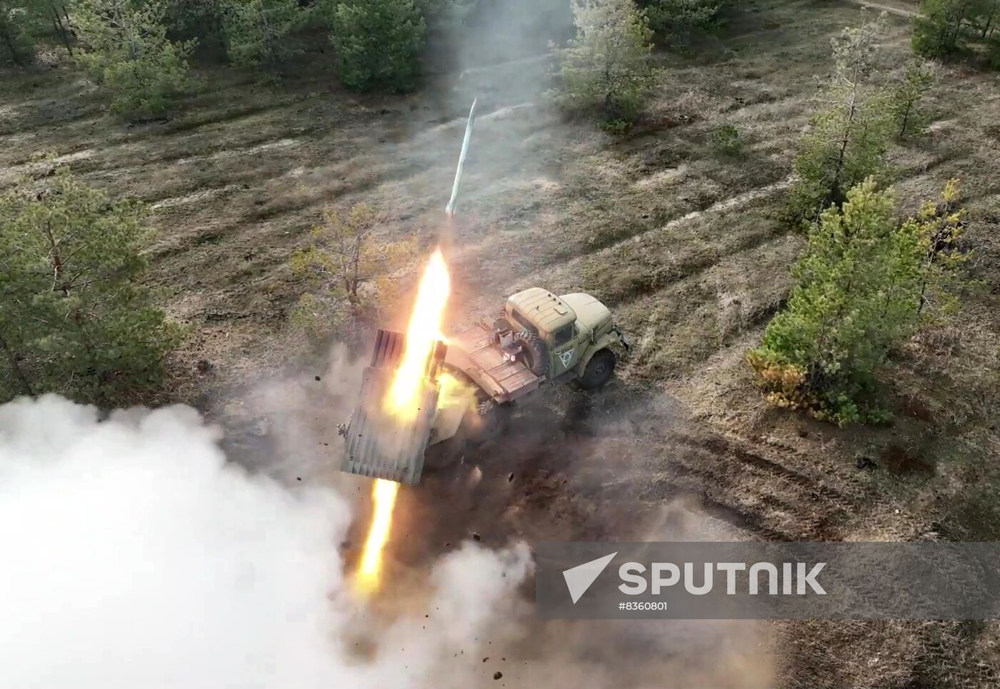 Russia Ukraine Military Operation Rocket Launchers