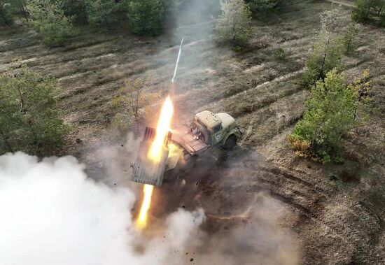 Russia Ukraine Military Operation Rocket Launchers