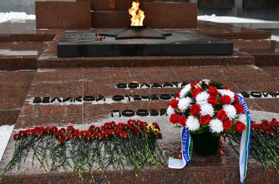 Russia Regions WWII Leningrad Siege Lifting Anniversary