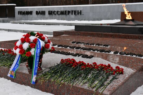 Russia Regions WWII Leningrad Siege Lifting Anniversary