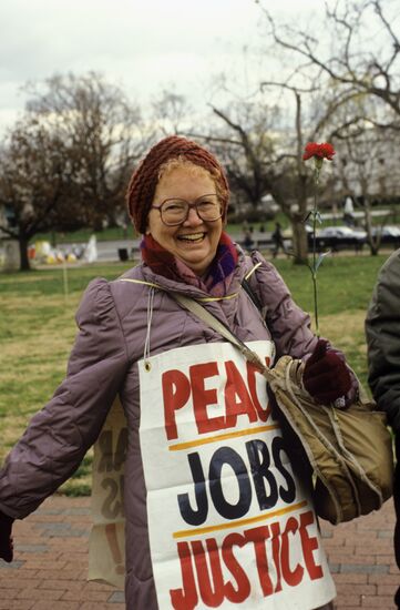 Protester in Washington
