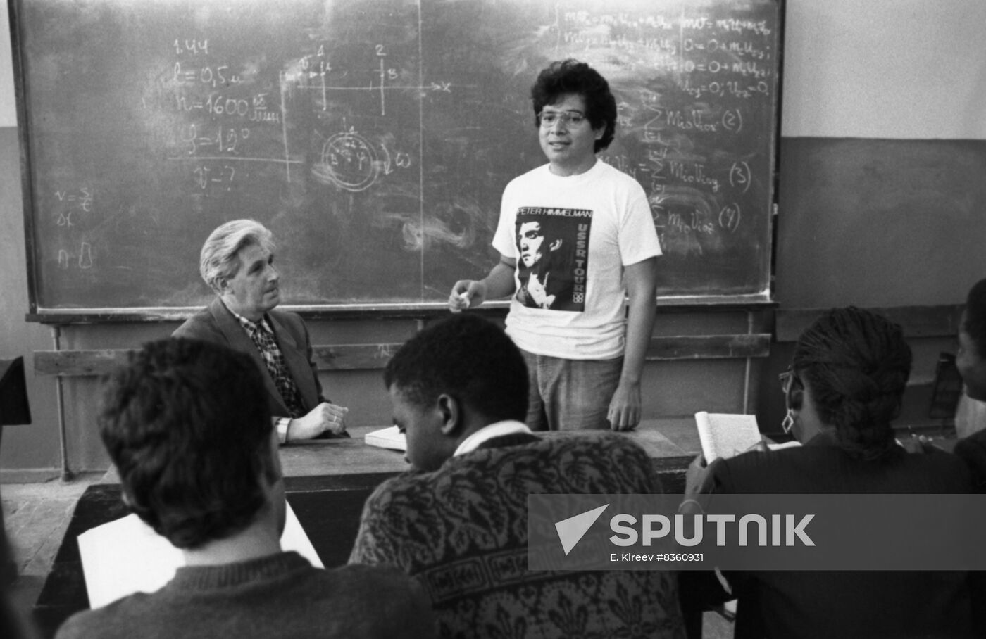 Colombian student studying at Kharkov University