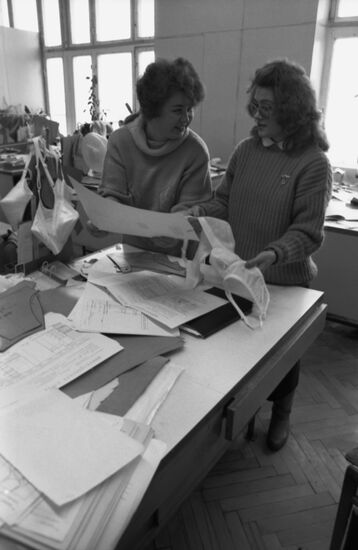 Pele Club members of Cheryomushki sewing association