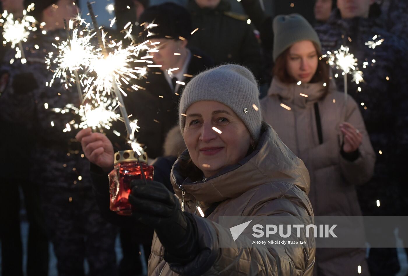 Russia WWII Leningrad Siege Lifting Anniversary Rally