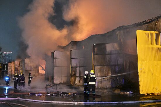 Russia Storage Fire