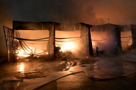 Russia Storage Fire