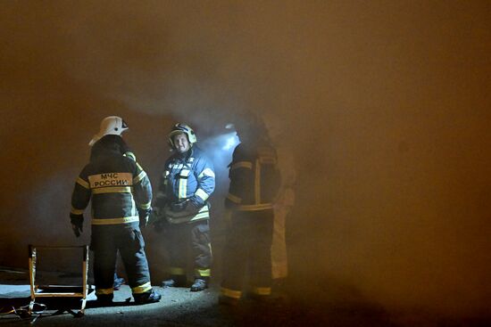 Russia Storage Fire
