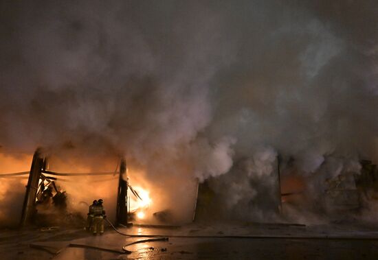 Russia Storage Fire