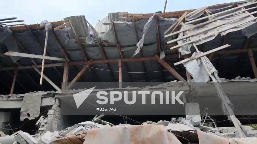 Russia Ukraine Military Operation Shelling