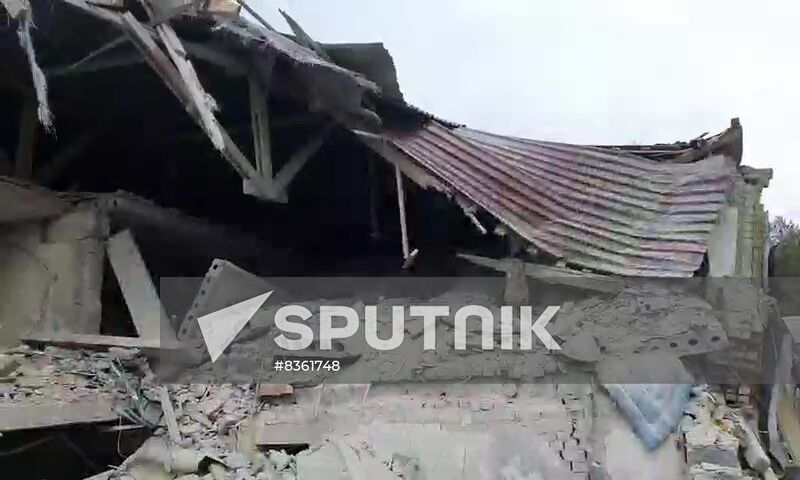 Russia Ukraine Military Operation Shelling