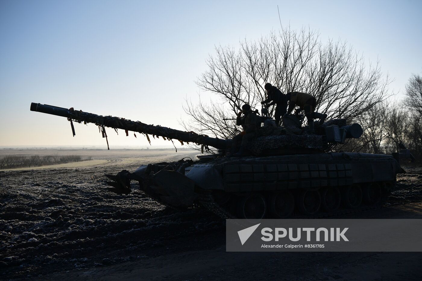 Russia Ukraine Military Operation Tank Unit