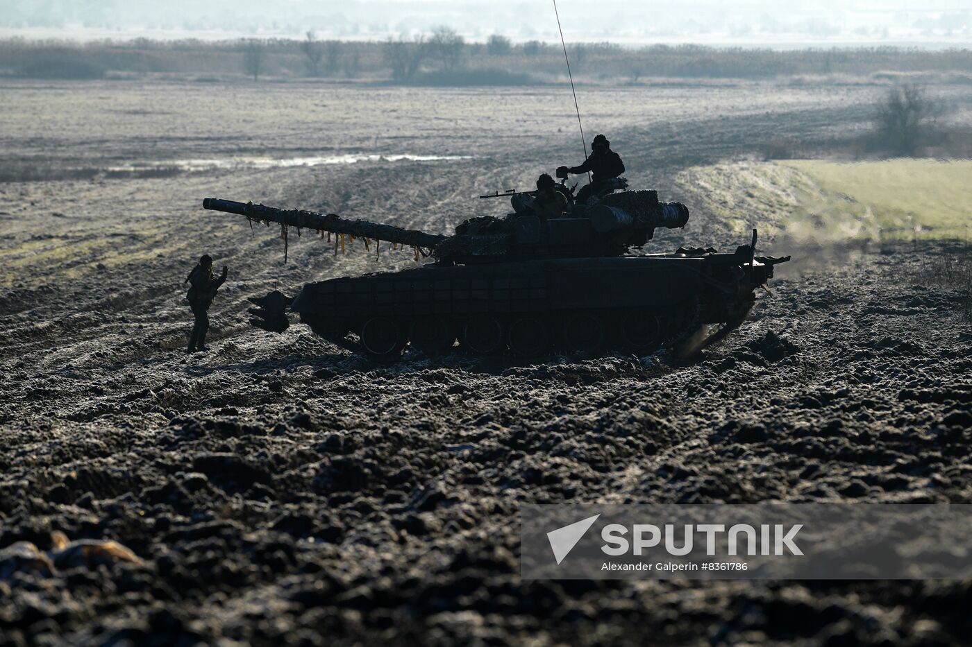 Russia Ukraine Military Operation Tank Unit