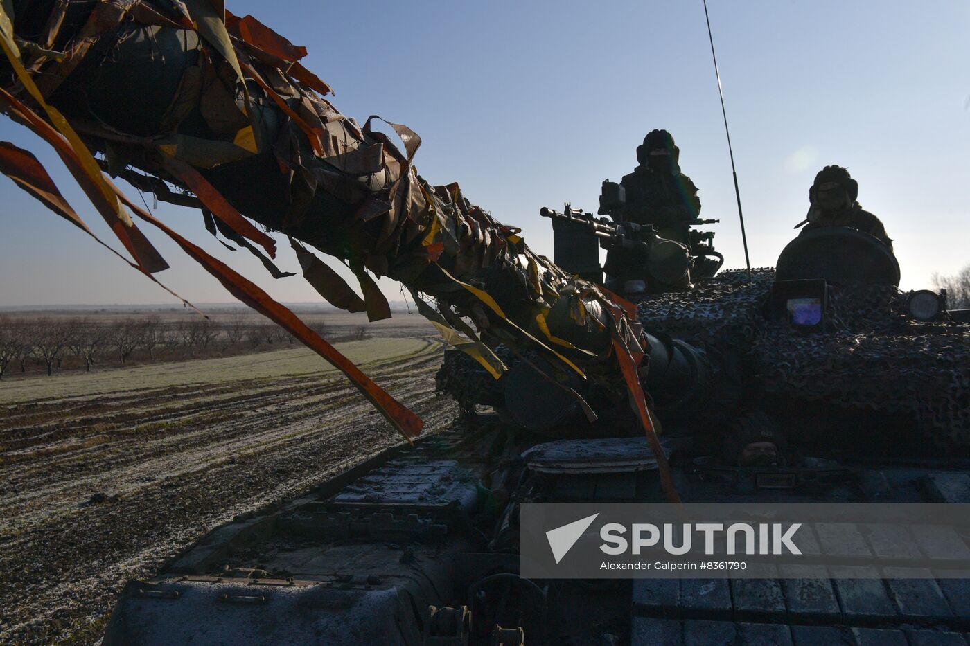 Russia Ukraine Military Operation Tank Unit