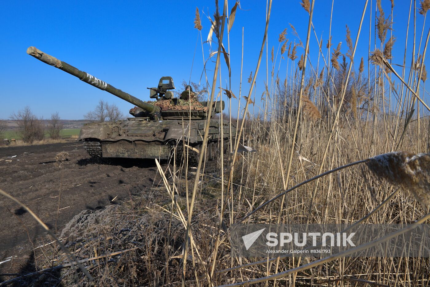 Russia Ukraine Military Operation Tank Unit