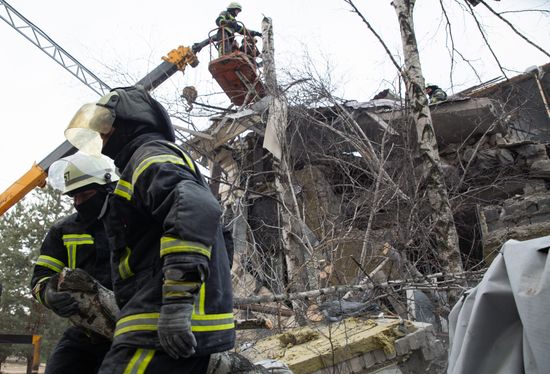 Russia Ukraine Military Operation Shelling