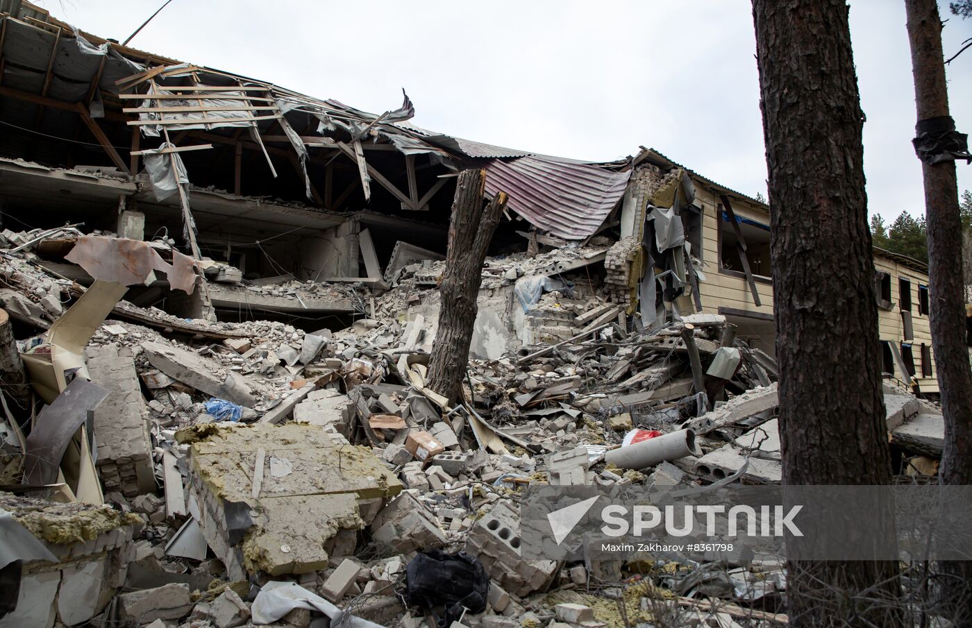 Russia Ukraine Military Operation Shelling