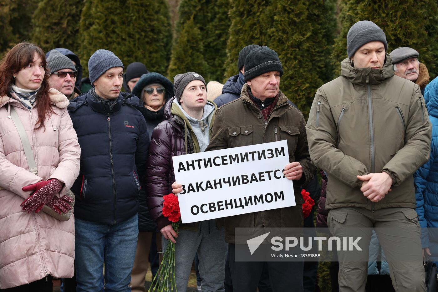 Russia Holocaust Memorial Rally