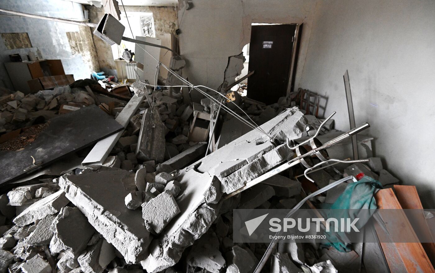 Russia Ukraine Military Operation Shelling