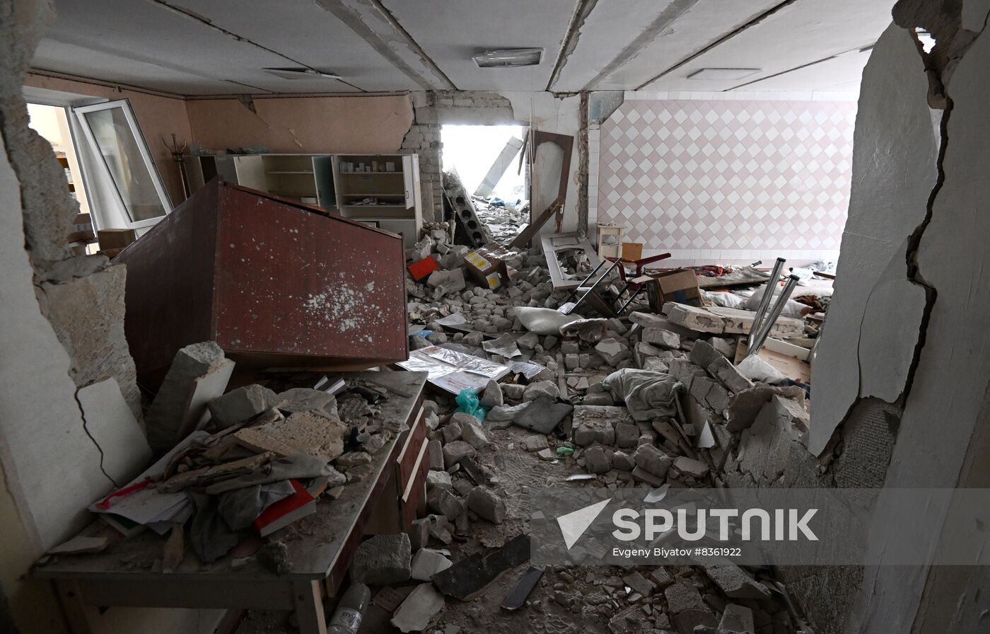Russia Ukraine Military Operation Shelling