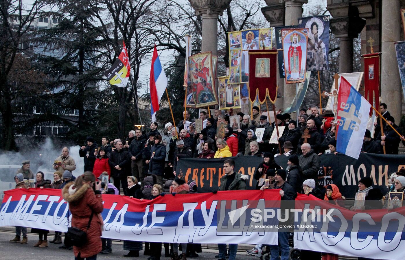 Serbia Kosovo Tensions Rally