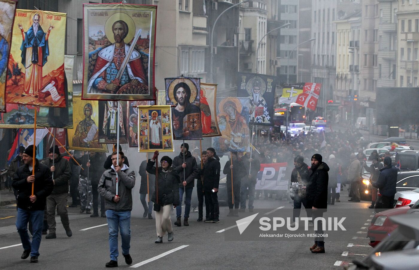 Serbia Kosovo Tensions Rally