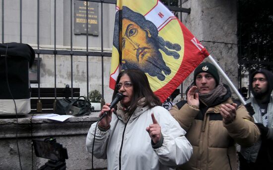Serbia Kosovo Tensions Rally