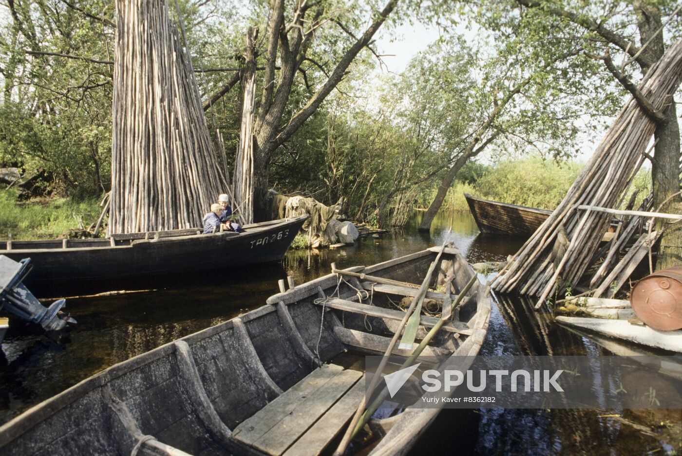 Old Believers' community on Piirissaar island in Estonia