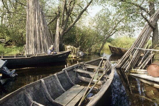 Old Believers' community on Piirissaar island in Estonia