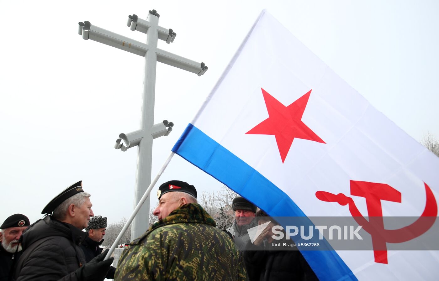 Russia WWII Stalingrad Battle Memorial Rally