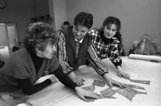 Pele Club members of Cheryomushki sewing association